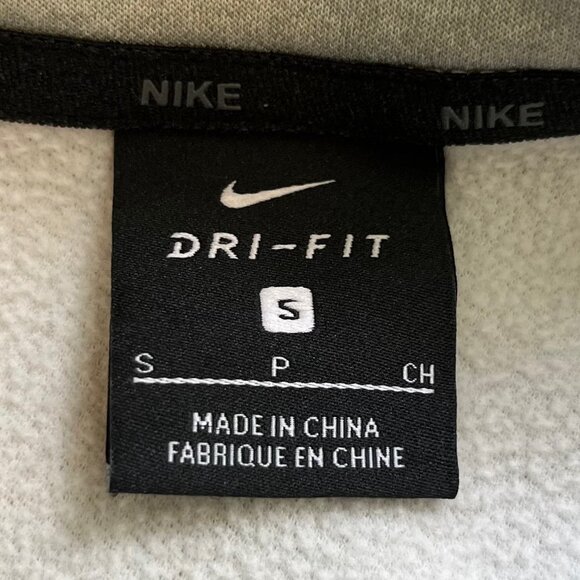 Nike Dri Fit Hoodie Sweatshirt Womens Small Gray Purple Activewear - Picture 6 of 8